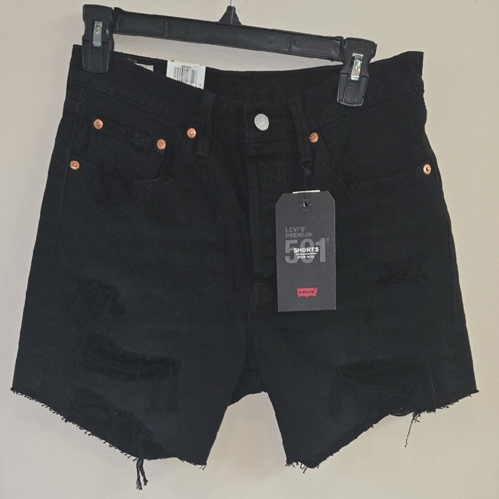 Levi's Women's Black Jean Shorts